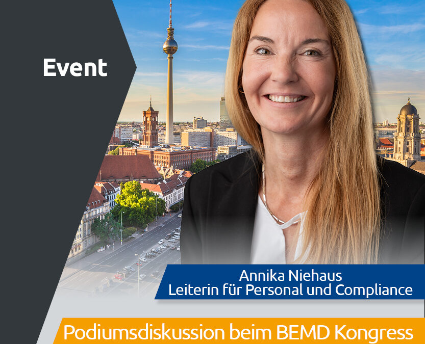 BEMD-Kongress in Berlin: Unsere Expertise auf der Podiumsdiskussion